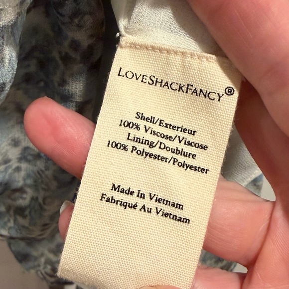 LoveShackFancy Tiered Floral Mini Skirt size Medium - Picture 5 of 7